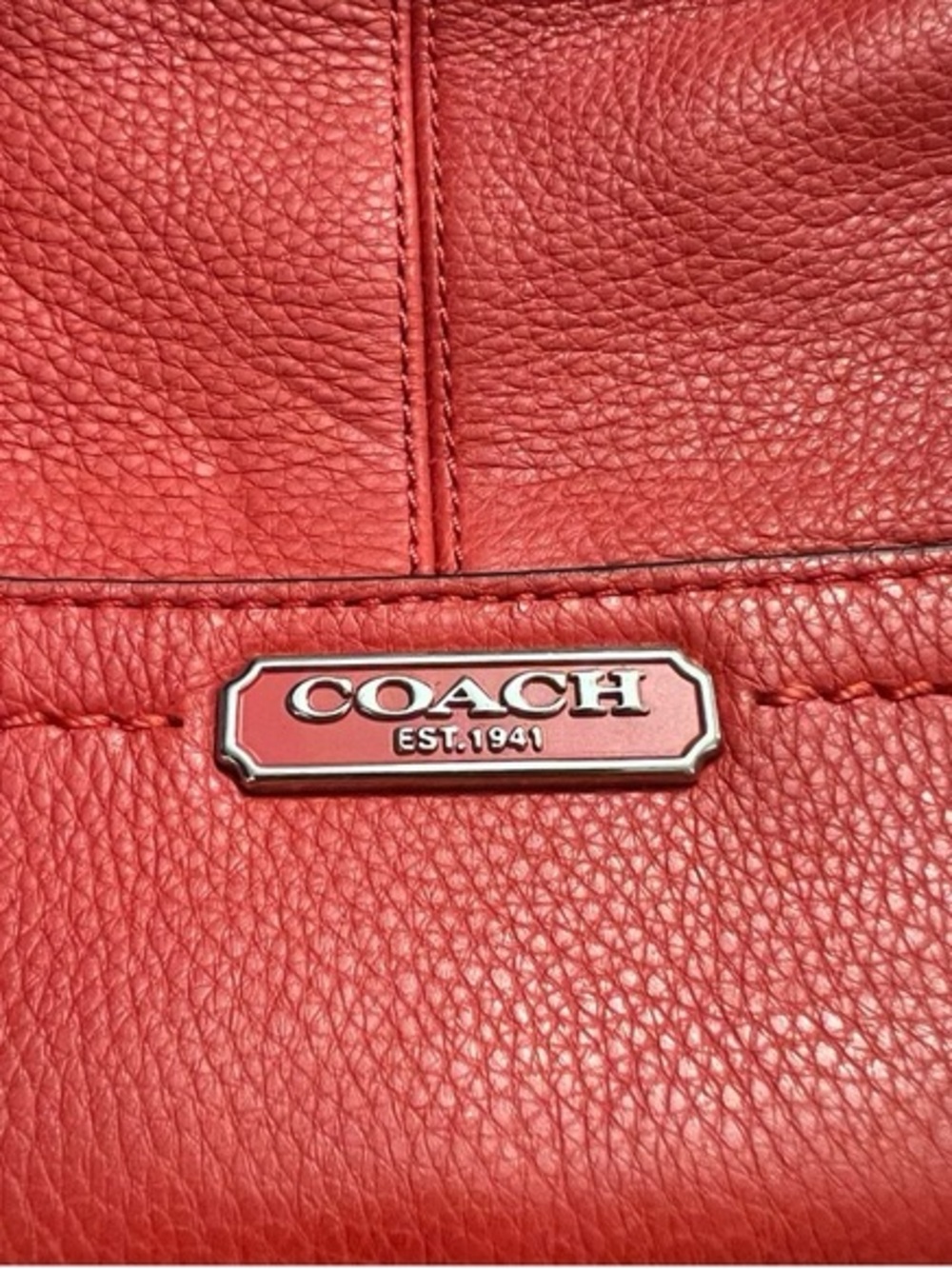 Coach Park Carrie Leather Tote - Picture 5 of 6